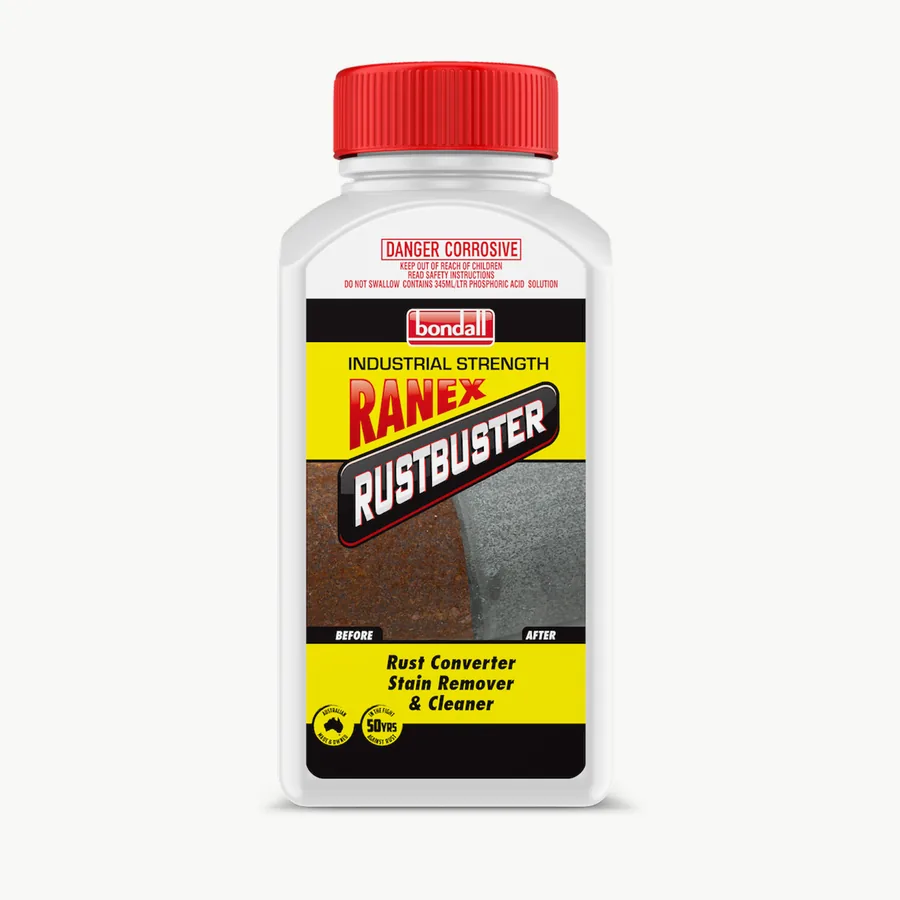 Bondall Ranex Rustbuster 250ml bottle.